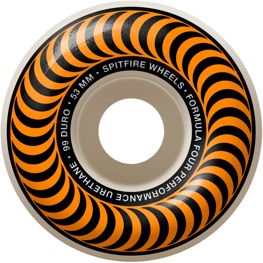 Spitfire Formula Four Classic Skateboard Wheels - white