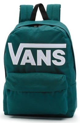 vans green backpack