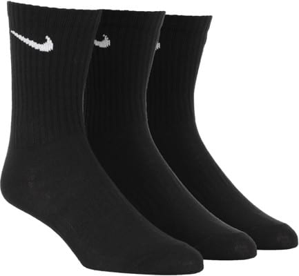 black and white nike socks pack