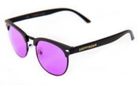 Happy Hour G2 Sunglasses - matte black/purple lens
