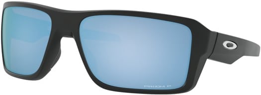 Oakley Double Edge Polarized Sunglasses - matte black/prizm deep h2o polarized lens - view large