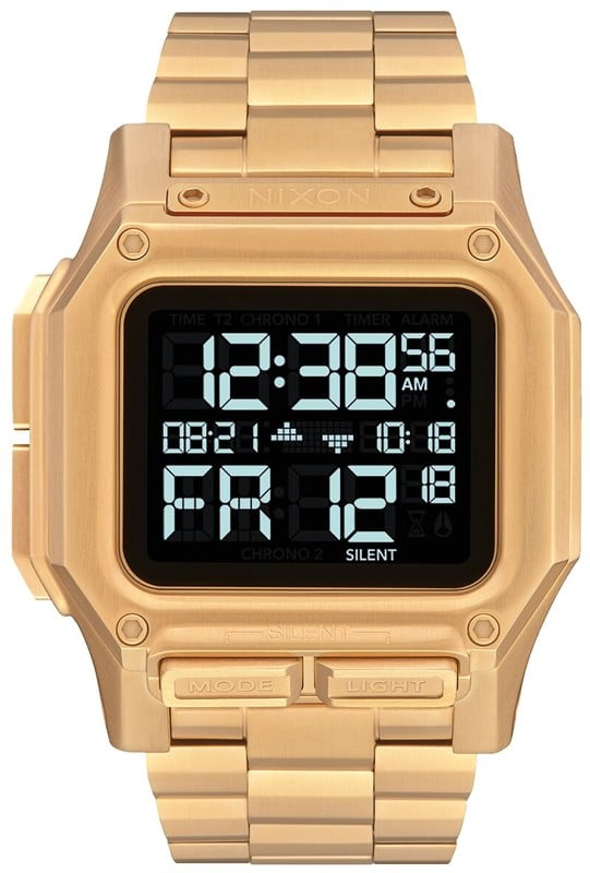 Photos - Wrist Watch NIXON Regulus SS Watch - all gold A1268 