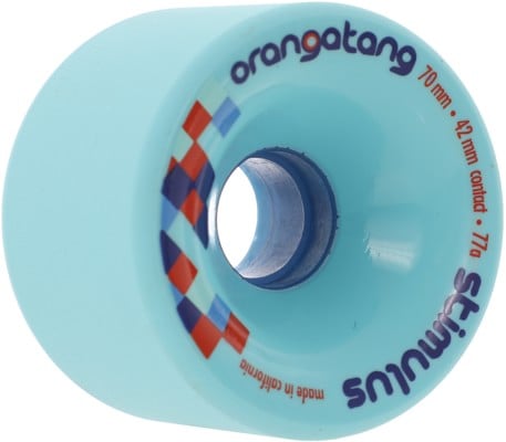 Orangatang Stimulus Freeride Longboard Wheels - blue (77a) - view large