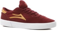 Lakai Cambridge Skate Shoes - burgundy suede