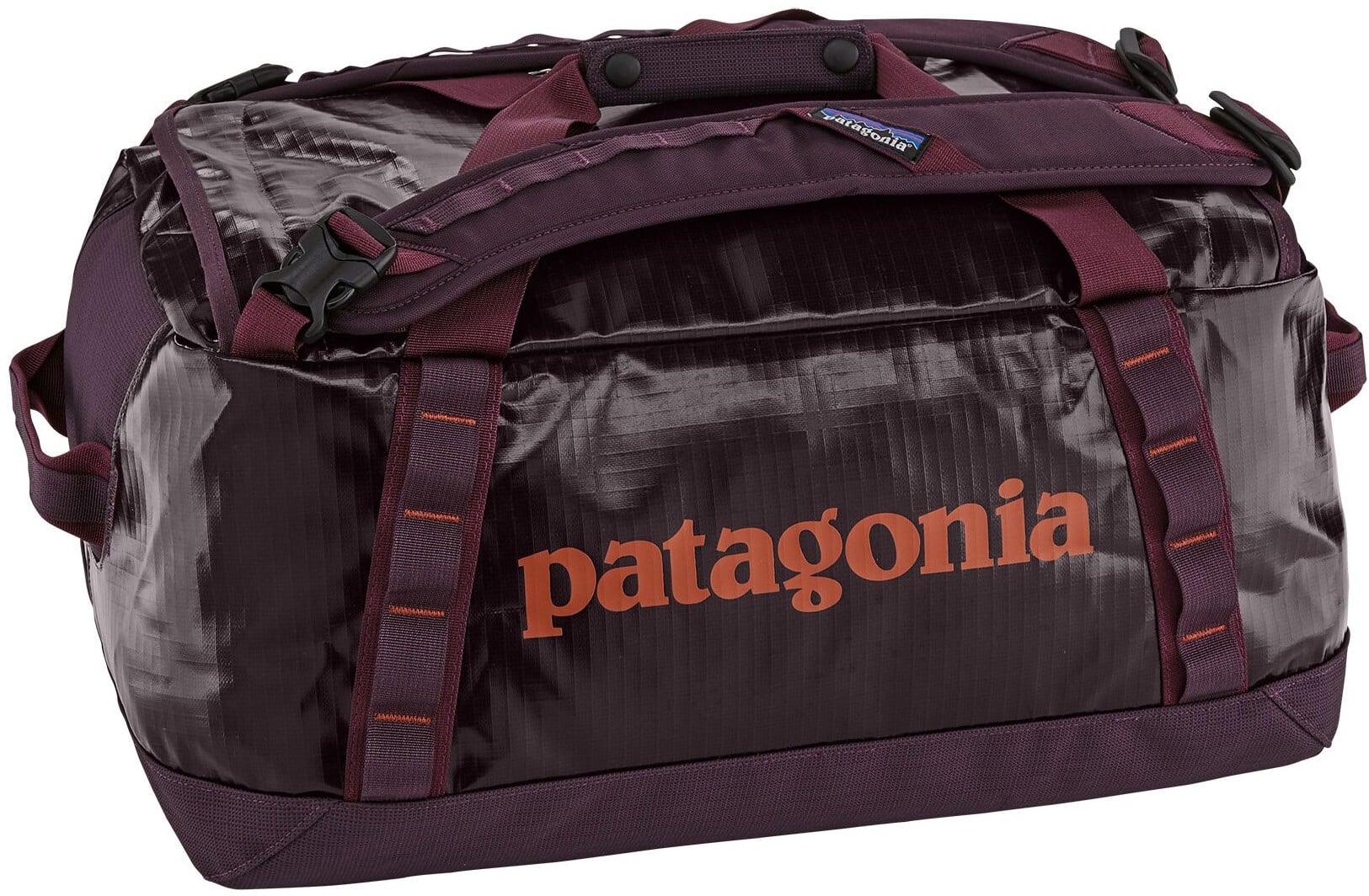 Patagonia Black Hole Duffel 40L Duffle Bag - fitz roy patchwork ...