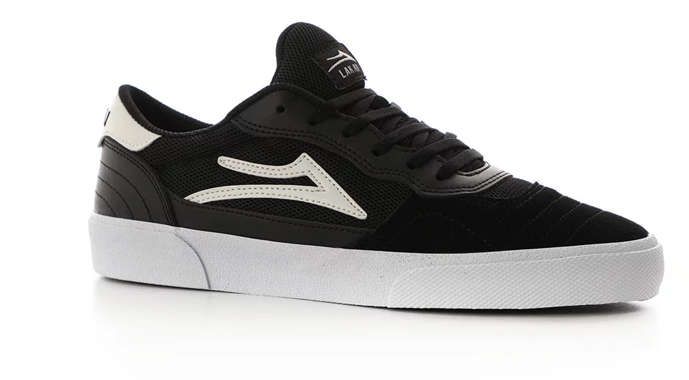 Lakai Cambridge Shoes - Black/White Suede