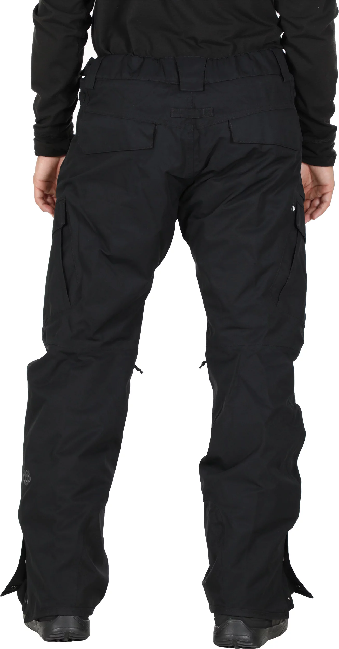 686 Mens SMARTY 3-in-1 Cargo Ski Snowboard Tall Pant Black Large 