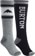 Burton Women's Weekend Midweight Snowboard Socks 2-Pack - true black