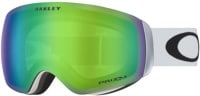 Oakley Flight Deck M Goggles - matte white/prizm jade iridium lens