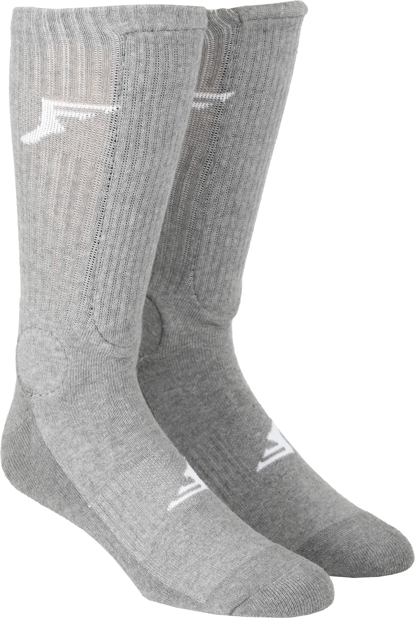 Footprint Bamboo Crew Knee Hi Painkiller Shin/Ankle Guard Sock grey