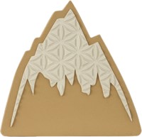Burton Foam Mat Stomp Pad - mountain logo/white