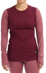 Burton Women's Midweight Base Layer Crew - rose brown/port royal