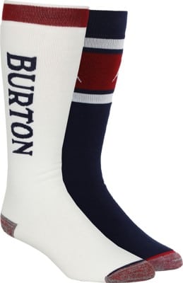 Burton Weekend Midweight Snowboard Socks 2-Pack - mood indigo - view large