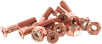 Pig Pig Bolts Phillips Skateboard Hardware - copper