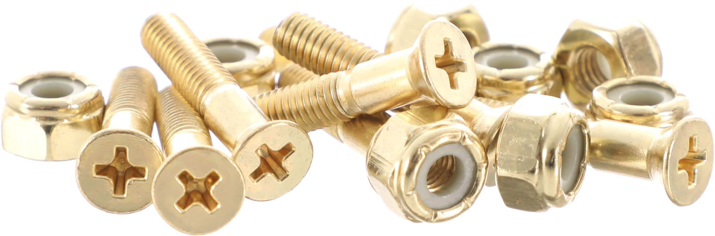 Pig Pig Bolts Phillips Skateboard Hardware gold Tactics