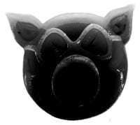 Pig Pig Head Wax - black