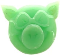Pig Pig Head Wax - green