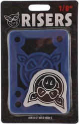 Pig Pile Skateboard Risers - blue