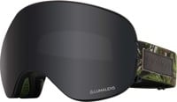 Dragon X2 Goggles + Bonus Lens - icon camo/lumalens dark smoke lens + lumalens rose lens