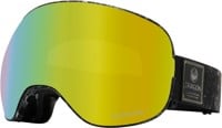 Dragon X2 Goggles + Bonus Lens - lunar/lumalens gold ion + lumalens amber lens