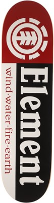 Element Section 8.25 Skateboard Deck - black/red - view large