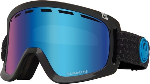 Dragon D1 OTG Goggles + Bonus Lens - split/lumalens blue ion lens + lumalens amber lens - view large
