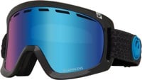 Dragon D1 OTG Goggles + Bonus Lens - split/lumalens blue ion lens + lumalens amber lens