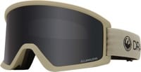 Dragon DX3 Goggles - taupe/lumalens dark smoke lens