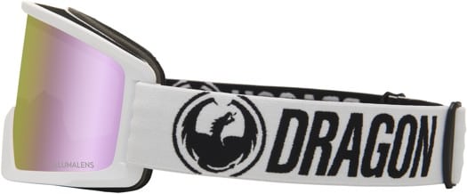 Dragon DX3 OTG Goggles - white/lumalens pink ion lens | Tactics