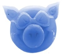 Pig Pig Head Wax - blue