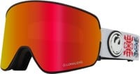 Dragon NFX2 Goggles + Bonus Lens - forest bailey/lumalens red ion lens + lumalens rose lens