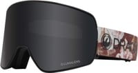 Dragon NFX2 Goggles + Bonus Lens - succulents/lumalens dark smoke lens + lumalens rose lens