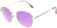 Happy Hour Riley Hawk Holidaze Sunglasses - gold/purple lens