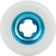Ricta Cloud Cruiser Skateboard Wheels - white/blue chrome (78a) - reverse