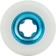 Ricta Cloud Cruiser Skateboard Wheels - white/blue chrome (78a) - reverse