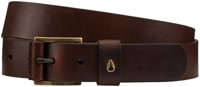 Nixon Americana Leather Belt - dark brown
