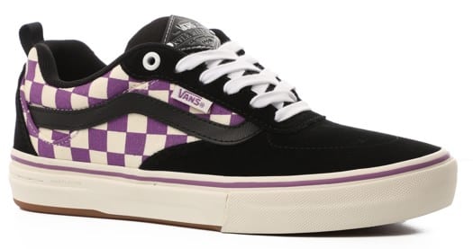 Vans Kyle Walker Pro Skate Shoes - (checkerboard) black/dewberry - Free ...