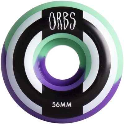 Orbs Apparitions Skateboard Wheels - mint/lavender split (99a) - view large