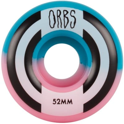 Orbs Apparitions Skateboard Wheels - pink/blue split v1 (99a) - view large