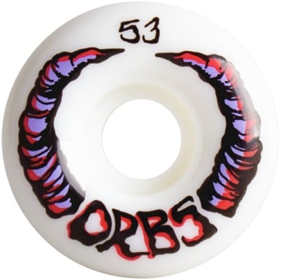 Orbs Apparitions Skateboard Wheels - white 53 (99a) - view large