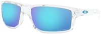 Oakley Gibston Sunglasses - polished clear/prizm sapphire lens