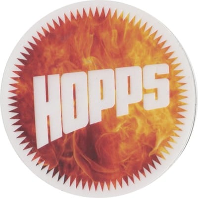 Hopps Sun Logo Fire Sticker - view large