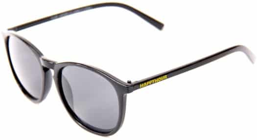 Happy Hour Flap Jack Premium Sunglasses - black acetate/black lens - view large