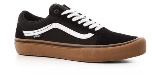 vans old skool black & white skate shoes
