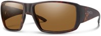 Smith Guide's Choice Polarized Sunglasses - matte dark amber tort/chromapop polarized brown lens
