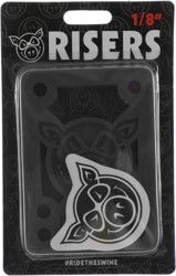 Pig Pile Skateboard Risers - black