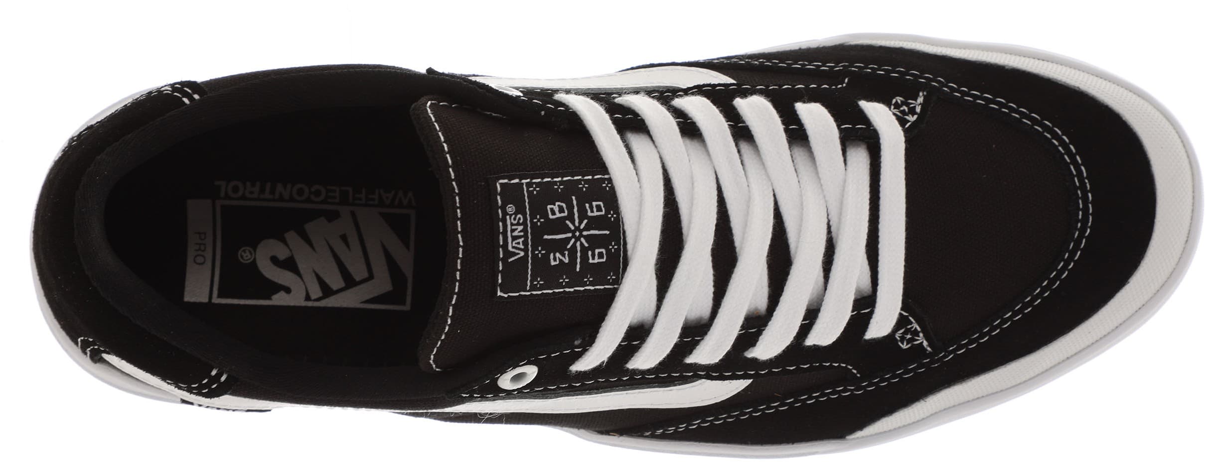 Vans Berle Pro Skate Shoes - black/true white | Tactics