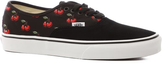 Vans Authentic Skate Shoes - (cherries) black - view large
