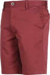 RVCA Week-End Stretch Shorts - oxblood red