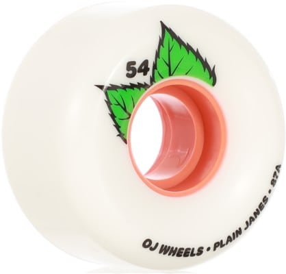 OJ Plain Jane Keyframe Cruiser Skateboard Wheels - white/orange (87a) - view large